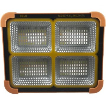 پرژکتور شارژی خورشیدی کیانگ مدل KY-200W ظرفیت ۲۰۰ وات