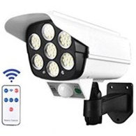 چراغ خورشیدی طرح دوربین مداربسته مدل Pr-Cam با سنسور و ریموت کنترل