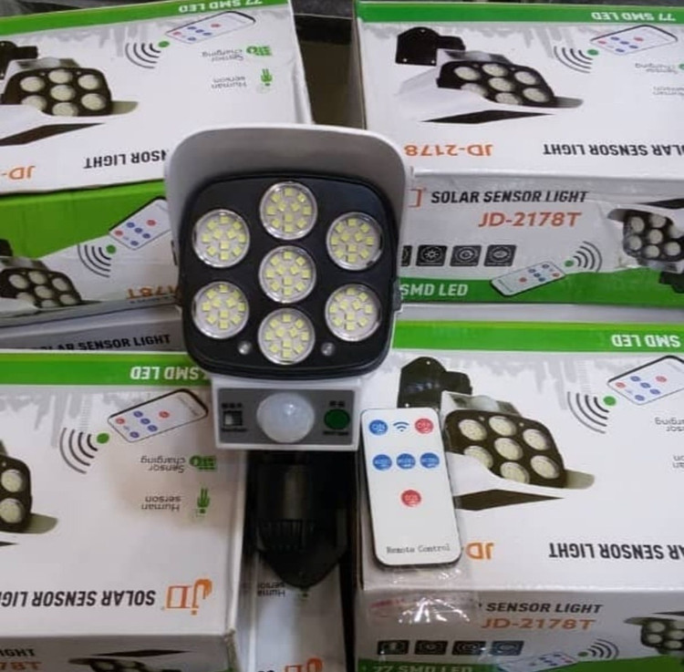 چراغ خورشیدی دوربین KL-2178T رنگ مهتابی